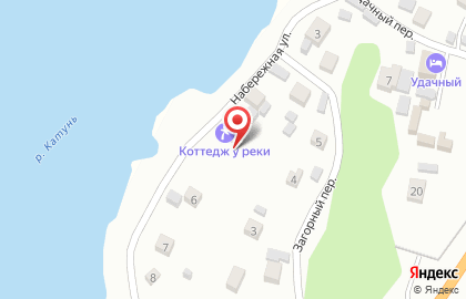 База отдыха Коттедж у реки на карте