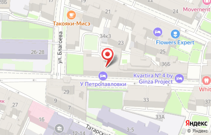 Школа танцев Qinetic в Петроградском районе на карте