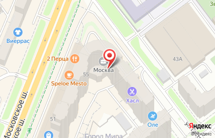 Пангея на Московском шоссе на карте