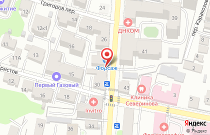 Салон красоты Лаура на улице Луначарского на карте