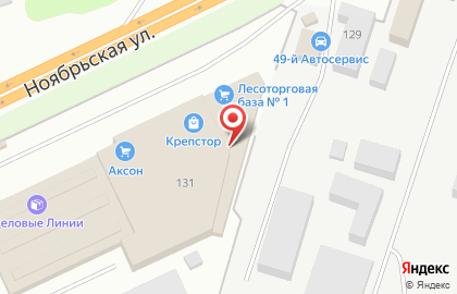 Автомиг на улице Ноябрьской на карте