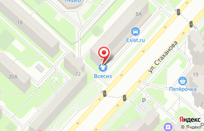 Бар BarDuck в Октябрьском районе на карте