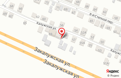 Автомойка Апельсин на Калужской улице на карте