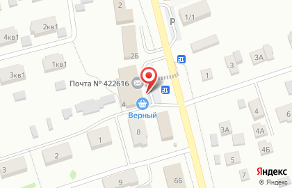 Универсам Верный на Дорожной улице на карте