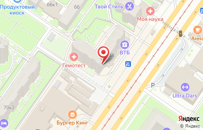 Ломбард Аврора в Ульяновске на карте