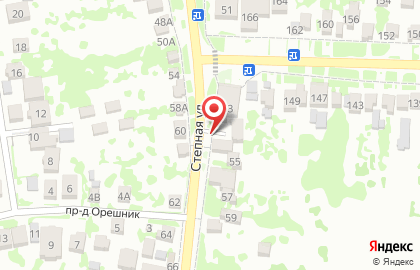 Строймаркет на Степной улице на карте