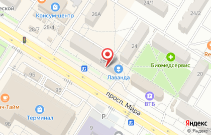 Аптека от Склада на проспекте Мира, 26 на карте