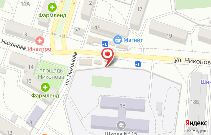 Магазин фастфудной продукции в Комсомольском районе на карте