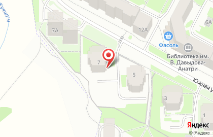 Строящиеся объекты, ООО Алза на Южной улице на карте