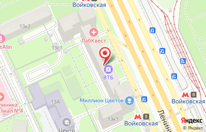 ОАО Банкомат, Промсвязьбанк на Ленинградском шоссе на карте