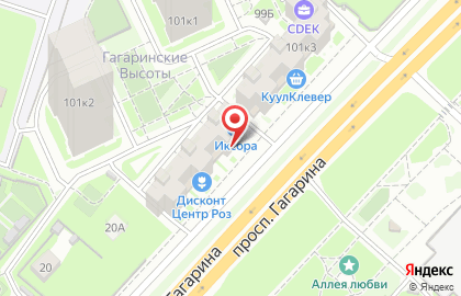 Служба доставки Сестрица на проспекте Гагарина на карте