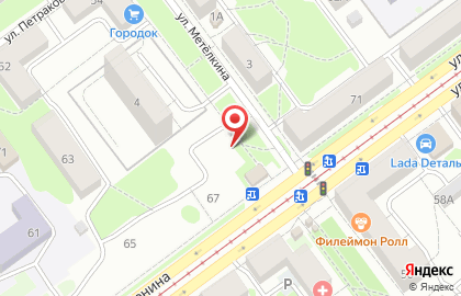 Парикмахерская Estetika в Кузнецком районе на карте
