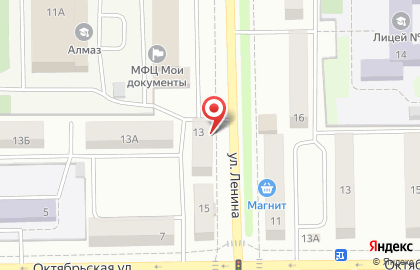 Агентство недвижимости Союз на улице Ленина на карте