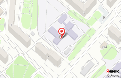 Детский сад №64 комбинированного вида в Нижнекамске на карте