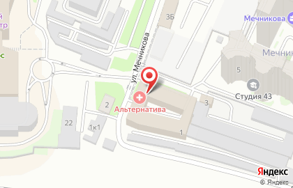 Рентамобиль на улице Мечникова на карте