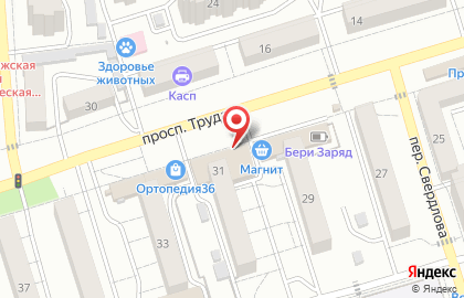 Банкомат СберБанк в Воронеже на карте
