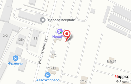Магазин автотоваров в Орджоникидзевском районе на карте
