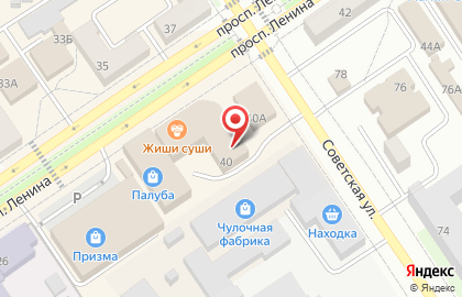 Супермаркет Магнит на проспекте Ленина в Ишимбае на карте