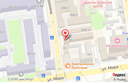 Ломбард Ру на улице Пушкина на карте