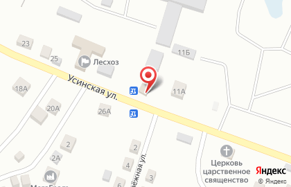 Магазин продуктов Таежка на карте