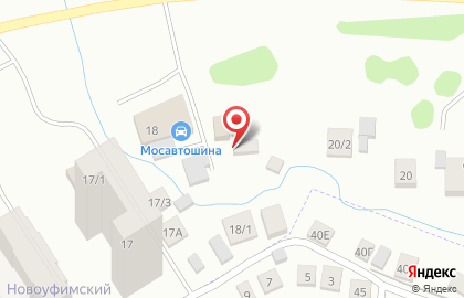 Автоцентр Мосавтошина в Уфе на карте