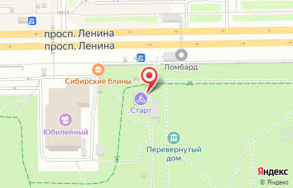 Прокат Старт в Кемерово на карте