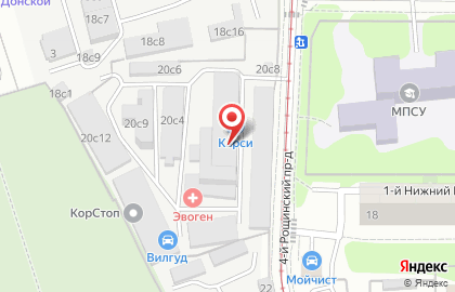 Комуар на карте
