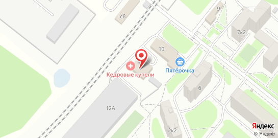 Оздоровительный центр Кедровые купели на улице Королёва на карте