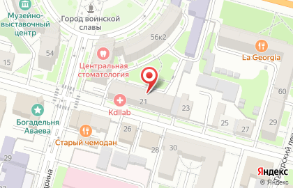 Страховая компания НБСК-Тверь на улице Крылова на карте