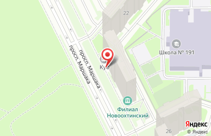 Библиотека КУБ на карте