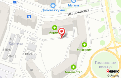 Какаду на улице Димитрова на карте