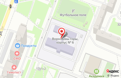 Гагаринский на Новоясеневском проспекте на карте