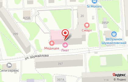 Стройтехсервис на улице Шумайлова на карте