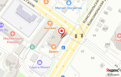 Гербера в Советском районе на карте