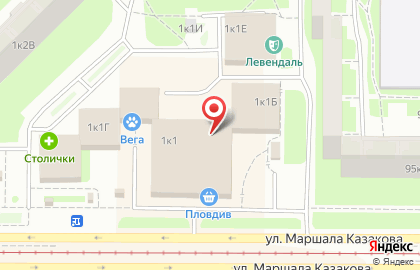 Гаммафото на улице Маршала Казакова на карте