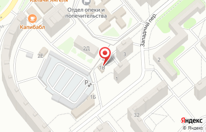 Продуктовый магазин Феникс в Западном переулке на карте