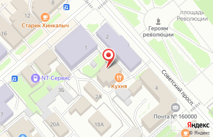 Строящиеся объекты ВологдаСтройЗаказчик на Советском проспекте на карте