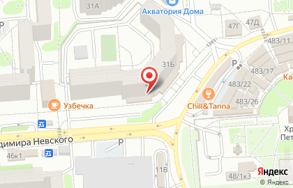 Продуктовый магазин Едоша на улице Владимира Невского на карте
