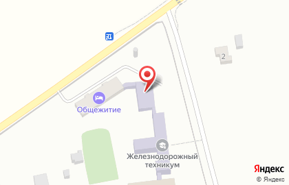 Железнодорожный техникум г. Рязани на карте