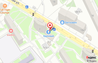 Магазин Удачный в Москве на карте