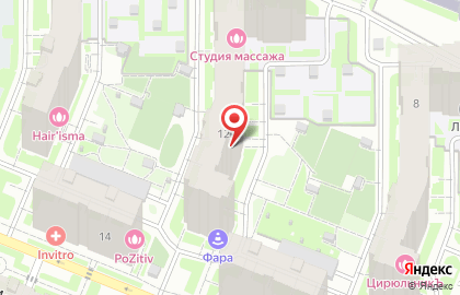 Автошкола "Фара" на метро Девяткино на карте