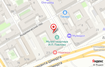 Дом Быта в Василеостровском районе на карте