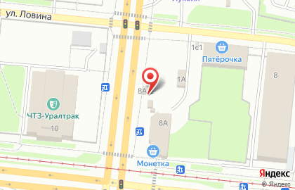 Челябинский филиал Банкомат, СМП Банк на проспекте Ленина, 8а/1 на карте