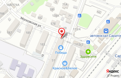 Продуктовый магазин Авоська в Кировском районе на карте