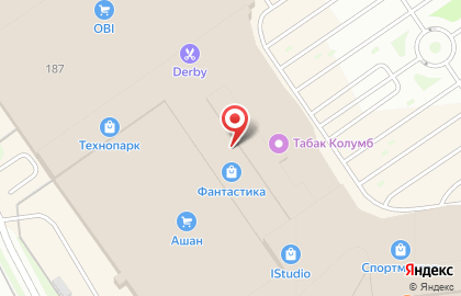 Магазин Tezenis на улице Родионова на карте