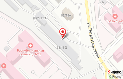 Автосервис Прогресс на улице Петра Алексеева на карте