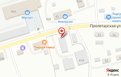 Торгово-производственная компания Торгово-производственная компания на Пролетарской улице на карте