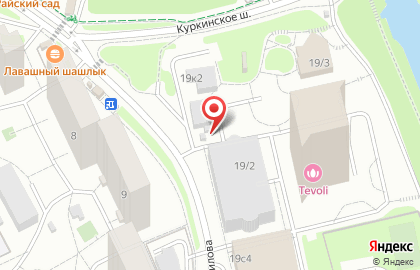 Шиномонтажная мастерская на улице Панфилова на карте