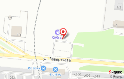 СибГаз в Центральном районе на карте