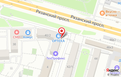 Салон-магазин Hairshop на Рязанском проспекте на карте